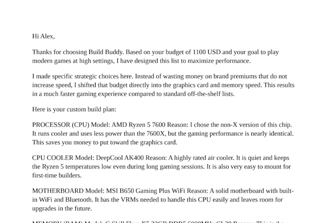 create your custom PC list